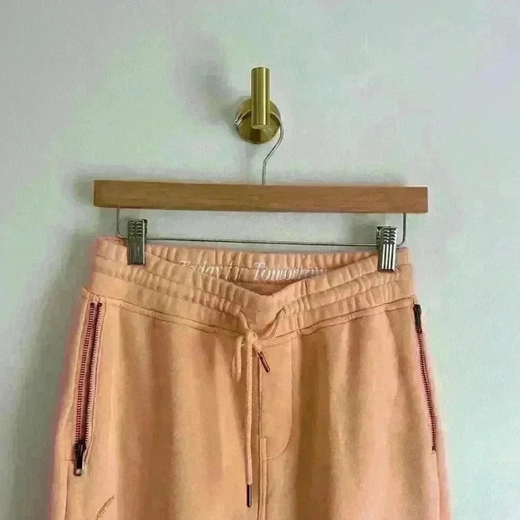 Publish High Rise Drawcord Waist Jogger Sweatpants Light Orange L - Picture 2 of 11